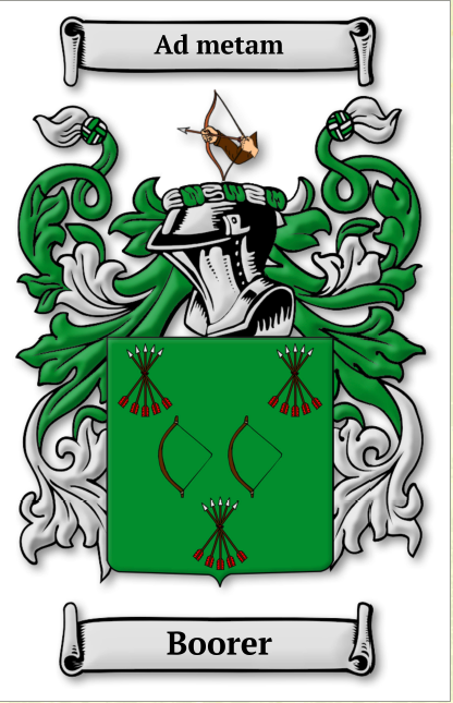 Boorer Family coat of arms